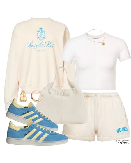Sweatshirt and shorts co ord set, adidas Spezial trainers, tote bag, gold jewellery.
Airport outfit, airport style, travel outfit, comfy casual, athleisure wear.

#LTKstyletip #LTKeurope #LTKtravel