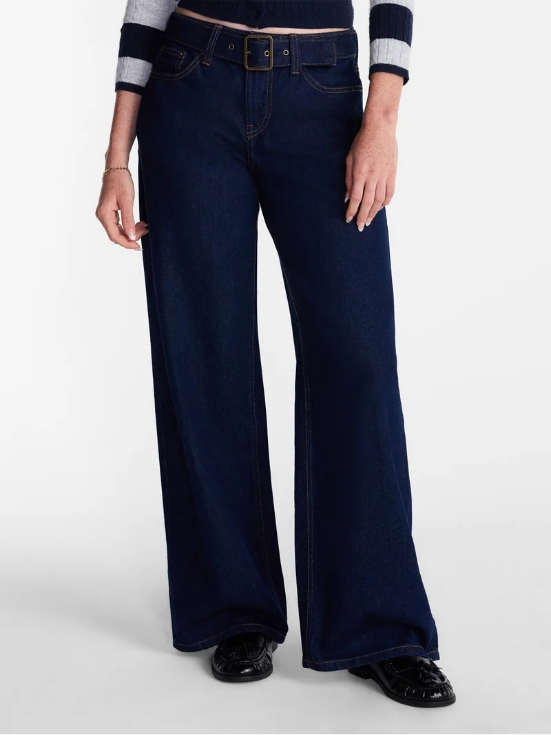 No Boundaries Low Rise Baggy, Juniors Sizes 00-20 | Walmart (US)