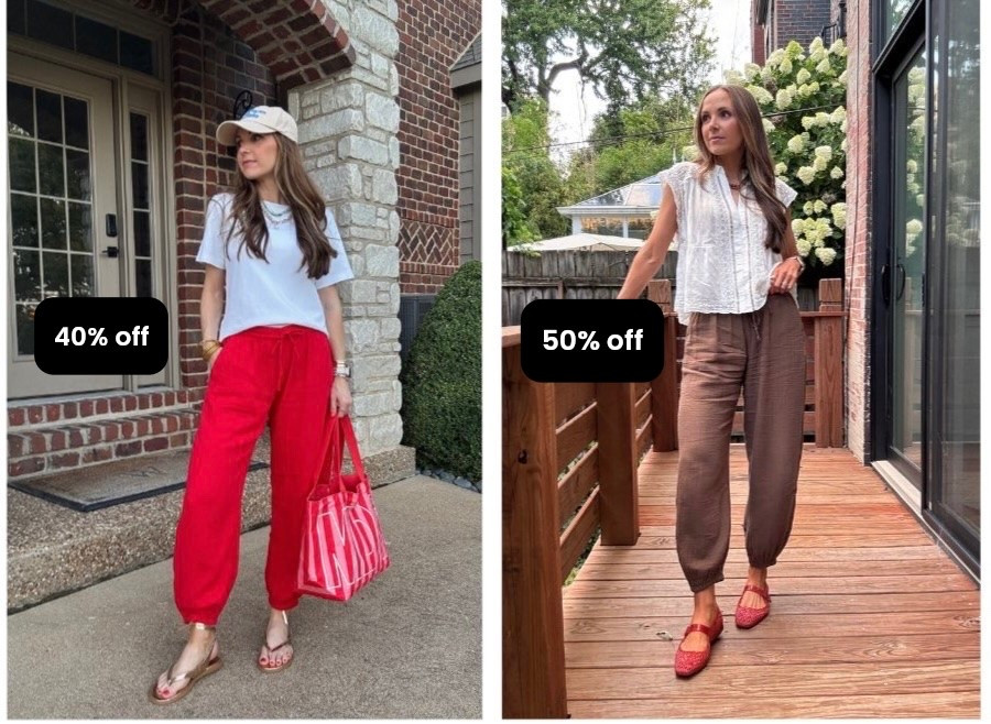 @gap cotton gauze joggers are on sale in select colors! Love these statement pants and they come in tall, reg and petite. I am in a small

#LTKgrwm #LTKootd