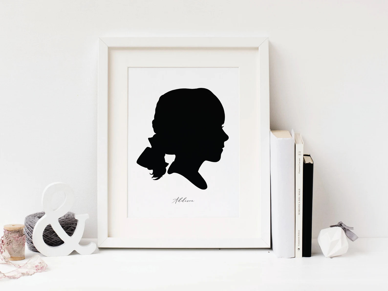 Custom Profile Silhouette Portrait Digital File  Kid | Etsy | Etsy (US)