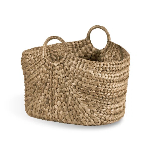 Water Hyacinth Oval Basket | Wayfair North America