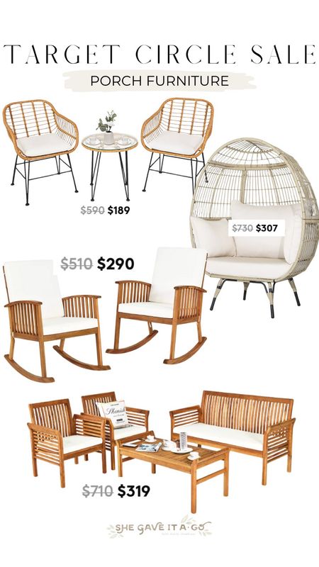 target circle sale/ target furniture sale/ target porch furniture 

#LTKhome #LTKsalealert #LTKxTarget