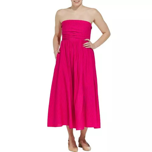 Women's By Together Stripe Flare Strapless Maxi Dress | Scheels Sports