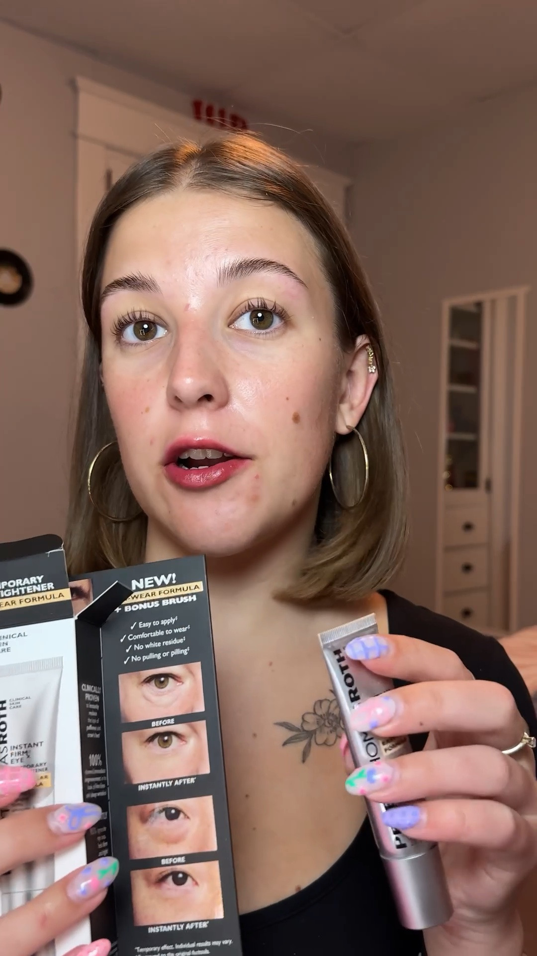 Peter Thomas Roth instant firm eye tightens up the undereyes! #skincsre #peterthomasroth #undereyebags #eye #skin @Peter Thomas Roth Labs

#LTKgrwm #LTKmorningroutine #LTKselfcare