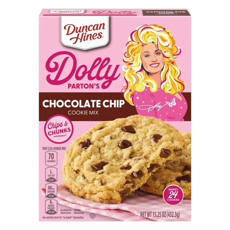 Duncan Hines Dolly Parton's Chocolate Chip Cookie Mix, 15.25 oz. | Walmart (US)