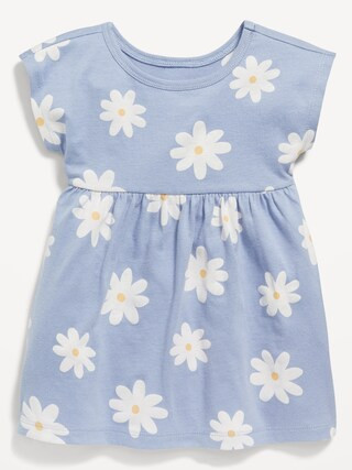 Printed Jersey-Knit Dolman-Sleeve Dress for Baby | Old Navy (US)
