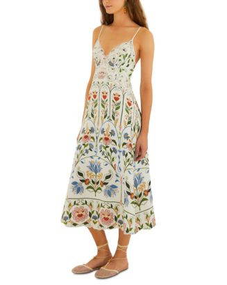 Stitched Garden Midi Dress | Bloomingdale's (US)