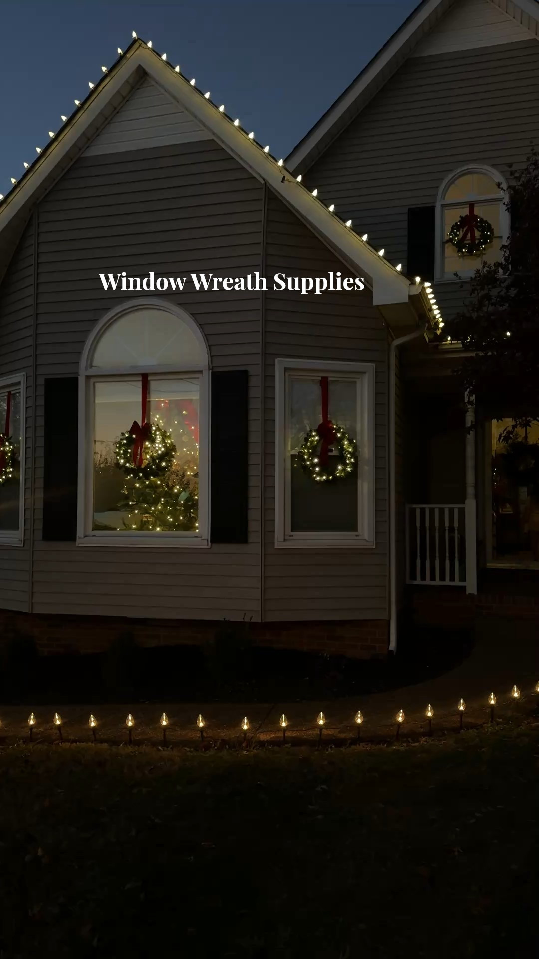Window wreath supplies! 

#LTKHoliday #LTKHome #LTKSeasonal