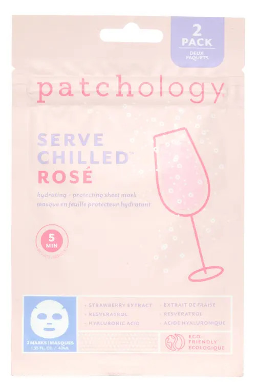 Patchology 2-Pack Serve Chilled Rosé Sheet Masks at Nordstrom | Nordstrom