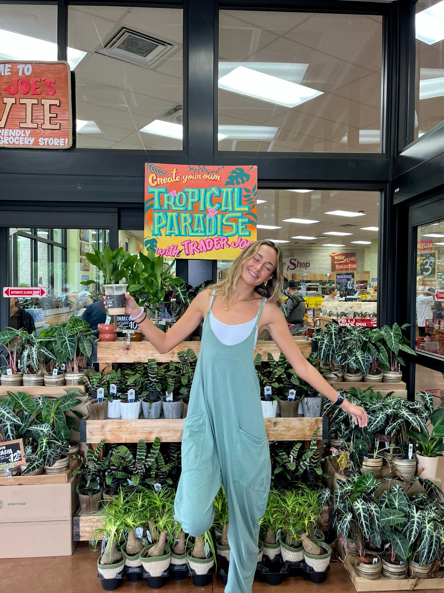 Trader Joe’s Outfit 
Wearing an XS in the hot shot onsie!! 

#LTKSeasonal #LTKSale #LTKFind