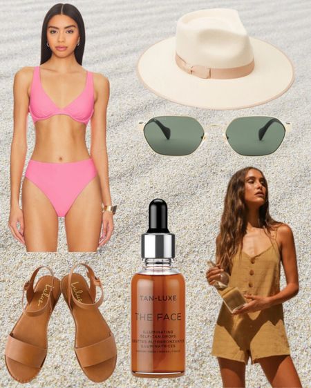 Check out this vacation outfit inspiration 

Vacation outfit, trip, travel, bikini, swimsuit, beach, pool, fashion, one piece swimsuit, sandals, heels, tanner, romper, sunglasses, bucket hat, Europe 

#LTKtravel #LTKstyletip #LTKswim