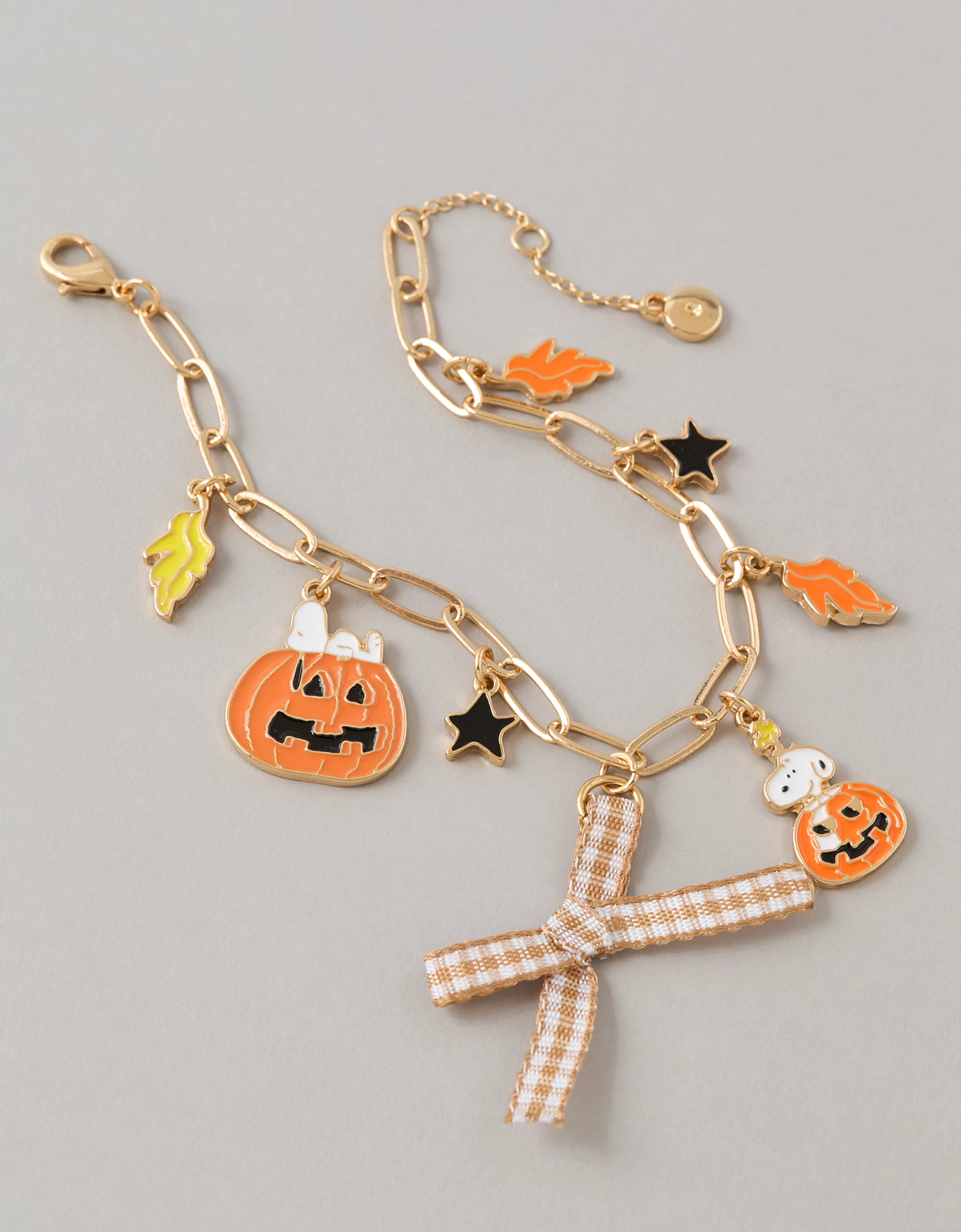 AE Snoopy Fall Charm Bracelet | American Eagle Outfitters (US & CA)