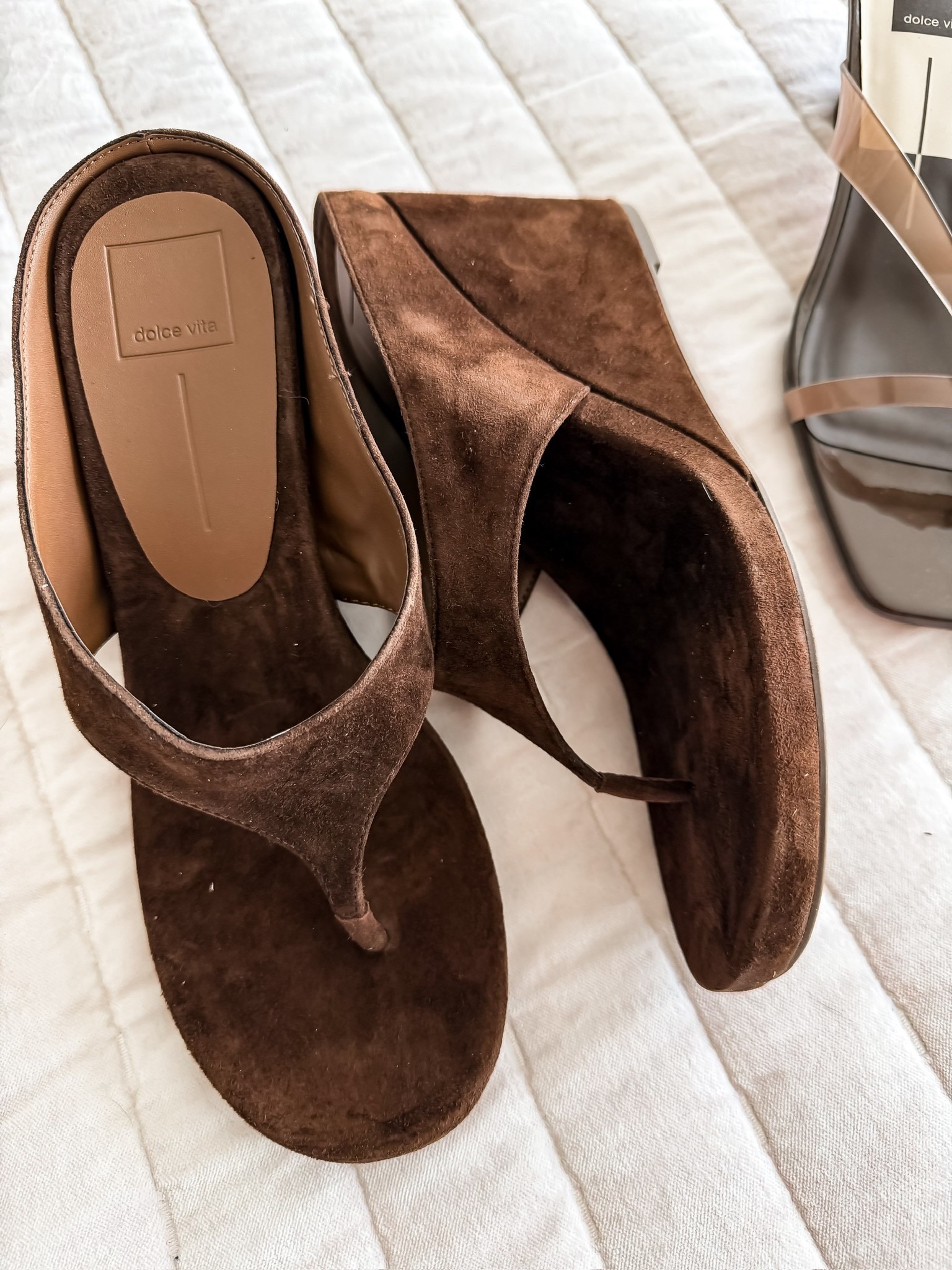 These are the kind of heels that instantly elevate any outfit 🤎 the rich suede and sculpted shape make them feel so luxe, but they’re still easy to style. So good with denim, dresses, or even a simple set when you want to dress it up a bit

brown suede heels, statement heels, elevated basics, dress up outfit, neutral shoes, chic summer style, versatile heels, themominstyle 

#LTKootd #LTKmomlife #LTKSeasonal