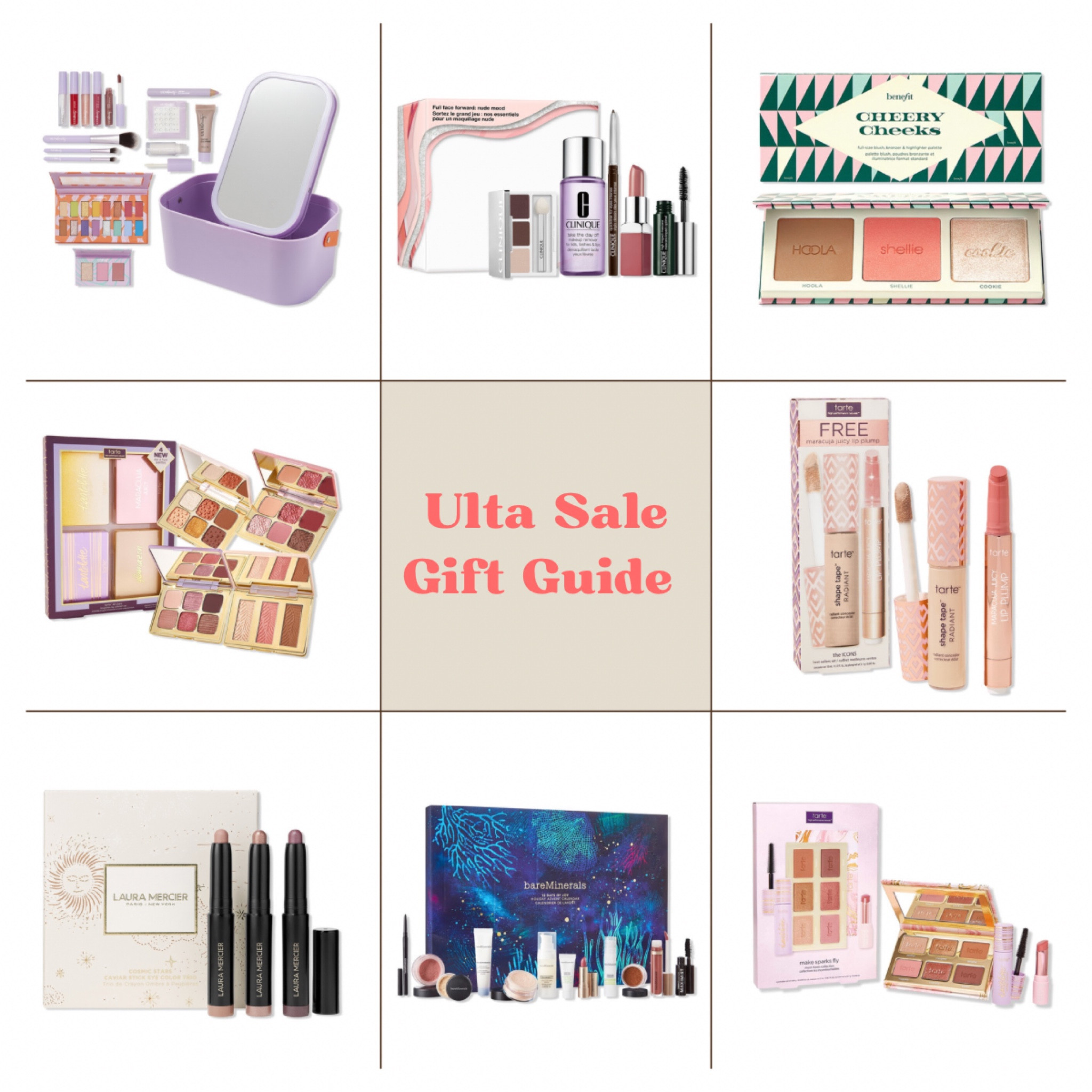 ULTA sale and gift sets are so good! Stock up on your favs right now or start your shopping. I love the skin care sets and nude shade cosmetic sets that are put together already. These make great teen gift ideas! My favorites are in the sets too like my Tarte Shape Tape concealer, Maracuja Lip, & Laura Mercier setting powder. They have options for cosmetic advent calendars too! 😍

#LTKHolidaySale #LTKGiftGuide #LTKbeauty