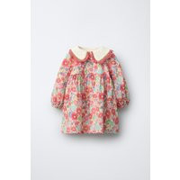 Zara - Floral Print Dress - Pink - 6 Years (45,2 Inches) - Kids | Zara US