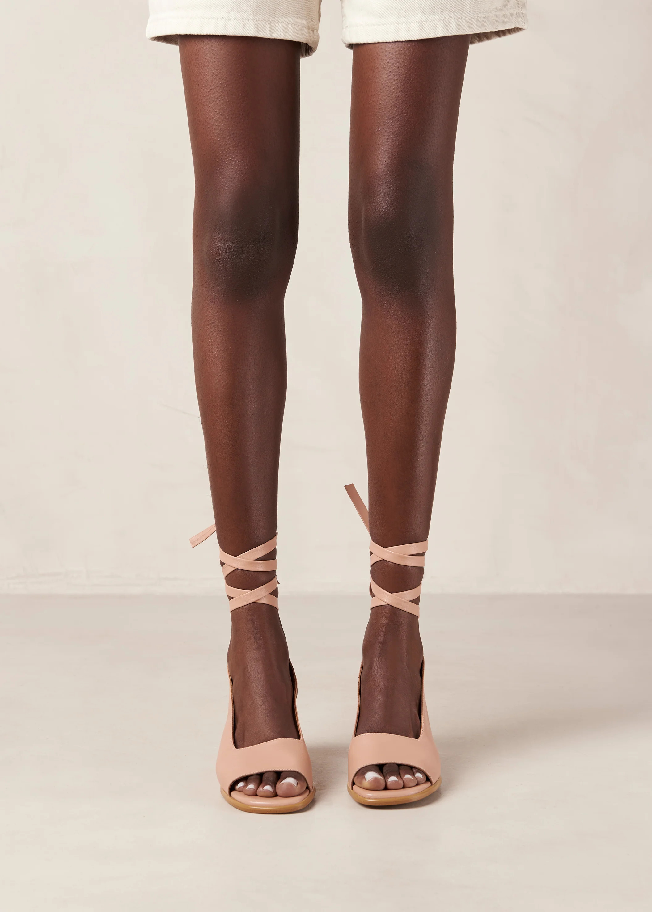 Lille - Sandales en cuir rose | ALOHAS | Alohas FR