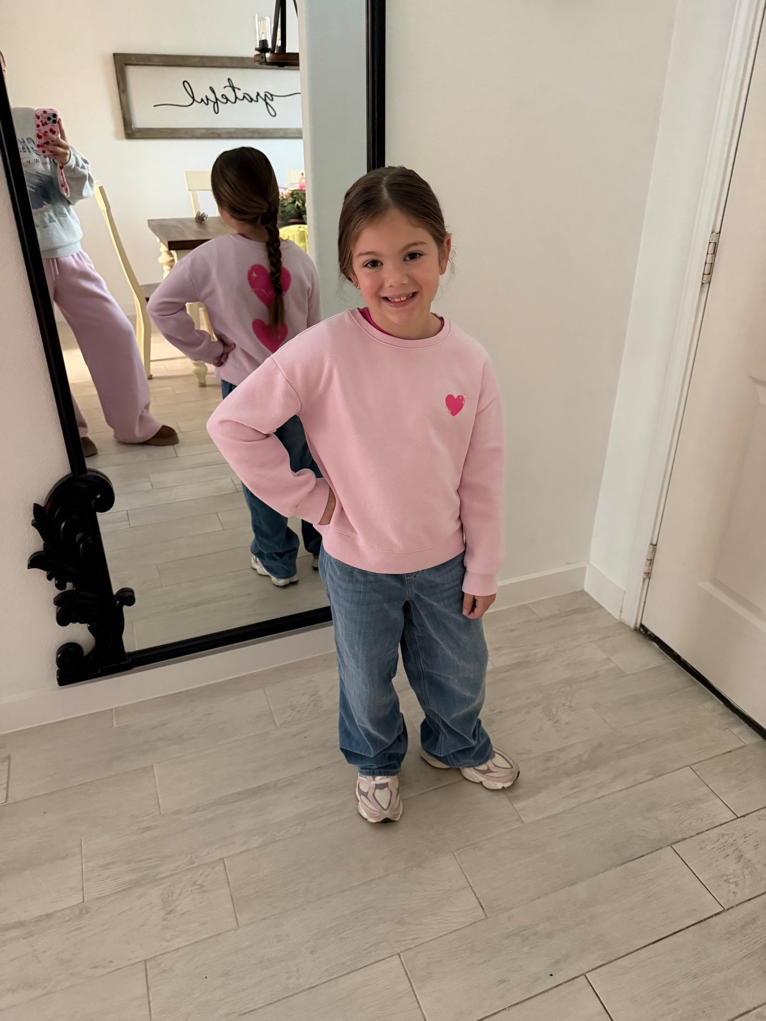 Girls outfit! 
Girls Valentine’s Day outfit
Pink new balance sneakers 

#LTKFindsUnder100 #LTKKids #LTKFindsUnder50