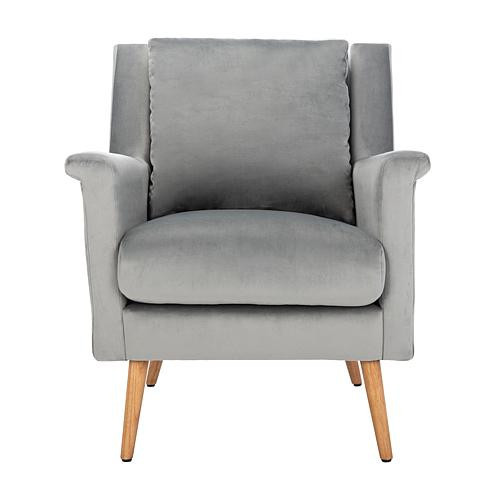 Safavieh Astrid Mid Century Arm Chair - Gray/Grey | HSN
