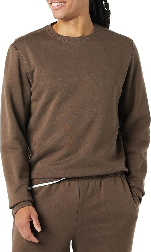 Amazon Essentials Men's Fleece Crewneck Sweatshirt (Available in Big & Tall) | Amazon (US)