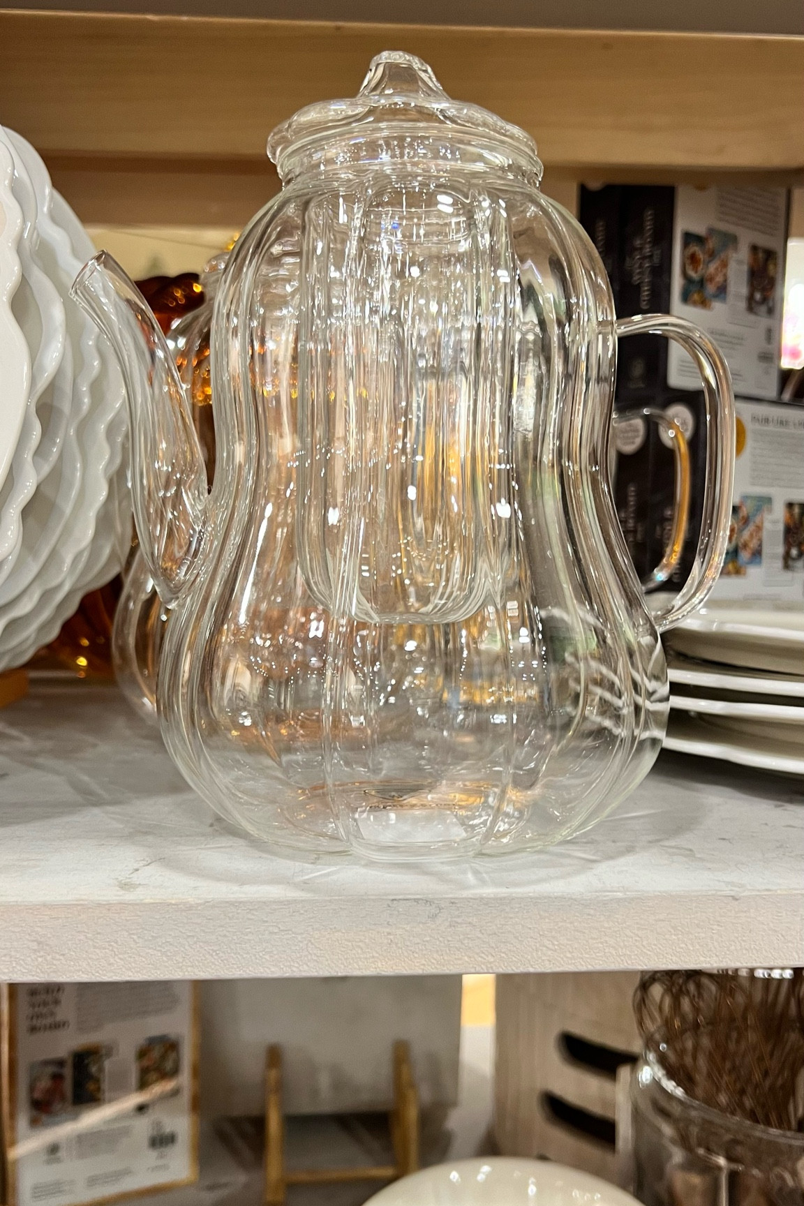 Cindy Glass Pumpkin Teapot at Anthropologie 

#LTKSeasonal #LTKFindsUnder100 #LTKHome