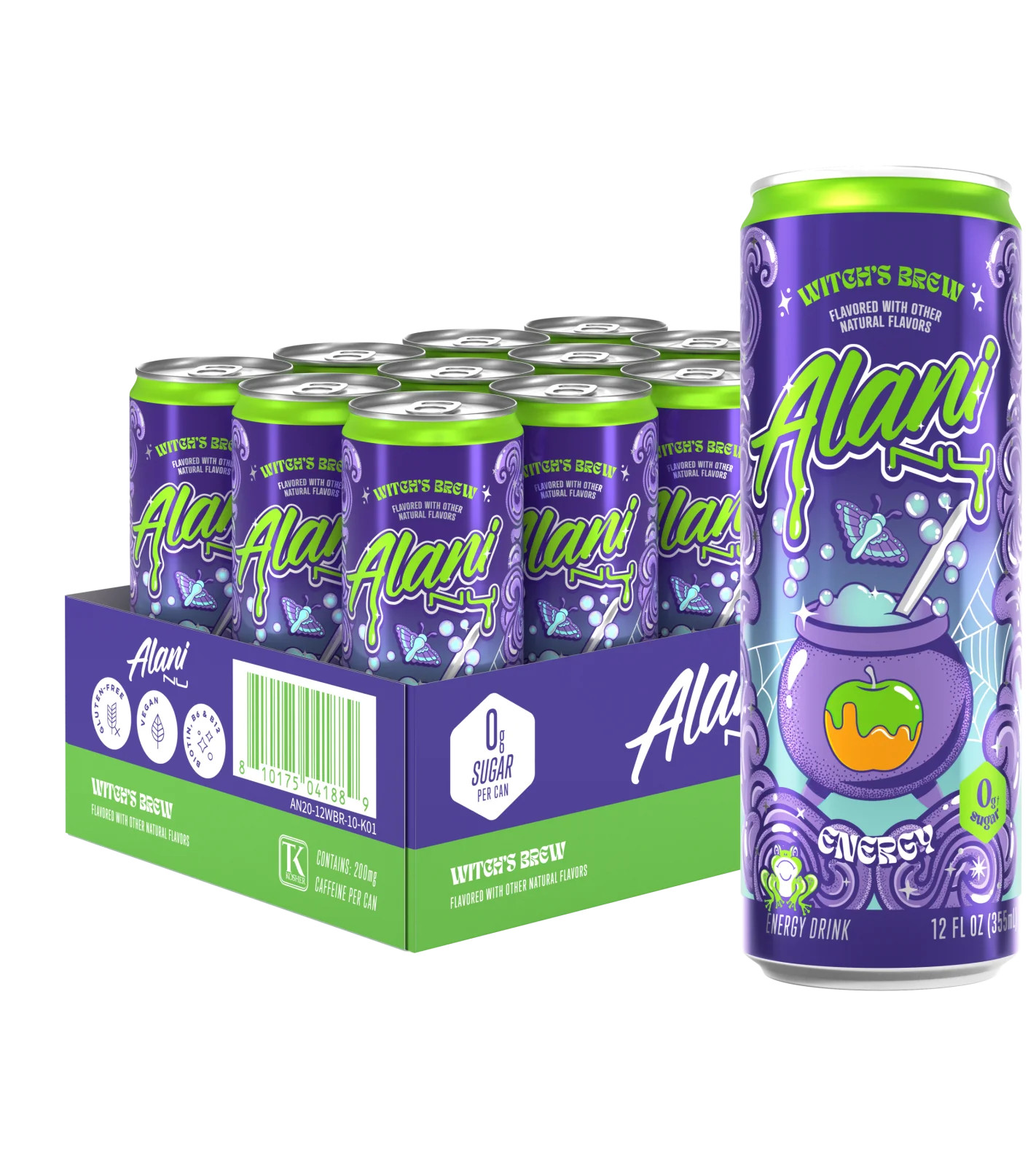 Alani Nu Witch's Brew Sugar Free Energy Drink (Pack of 12) | Walmart (US)