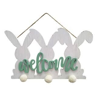 16" Welcome Bunny Wall Sign by Ashland® | Michaels Stores