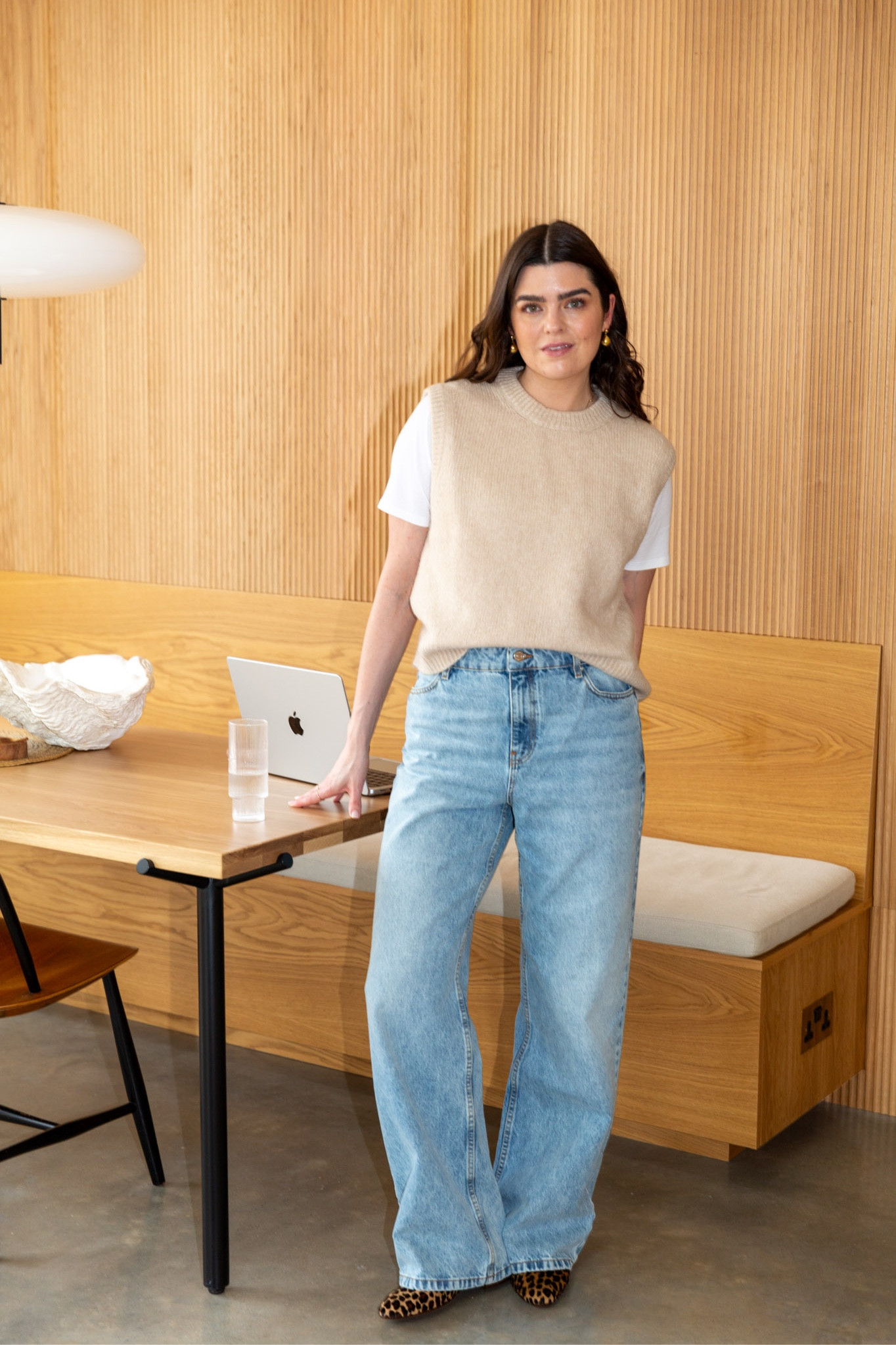 AD | Such a good knitted vest/wide leg denim combo from Sezane. 

#LTKfindsunder100 #LTKeurope #LTKstyletip