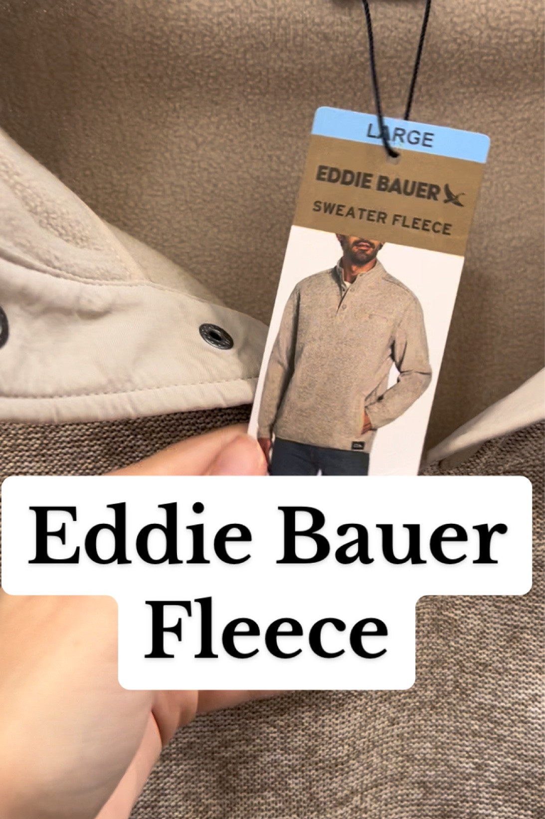 Eddie Bauer fleece sweater available at Sam’s Club for $19.98 @Sam’s Club @Eddie Bauer #samsclub #samsclubfinds #samsclubbing #samsclubdeals #eddiebaueredition 