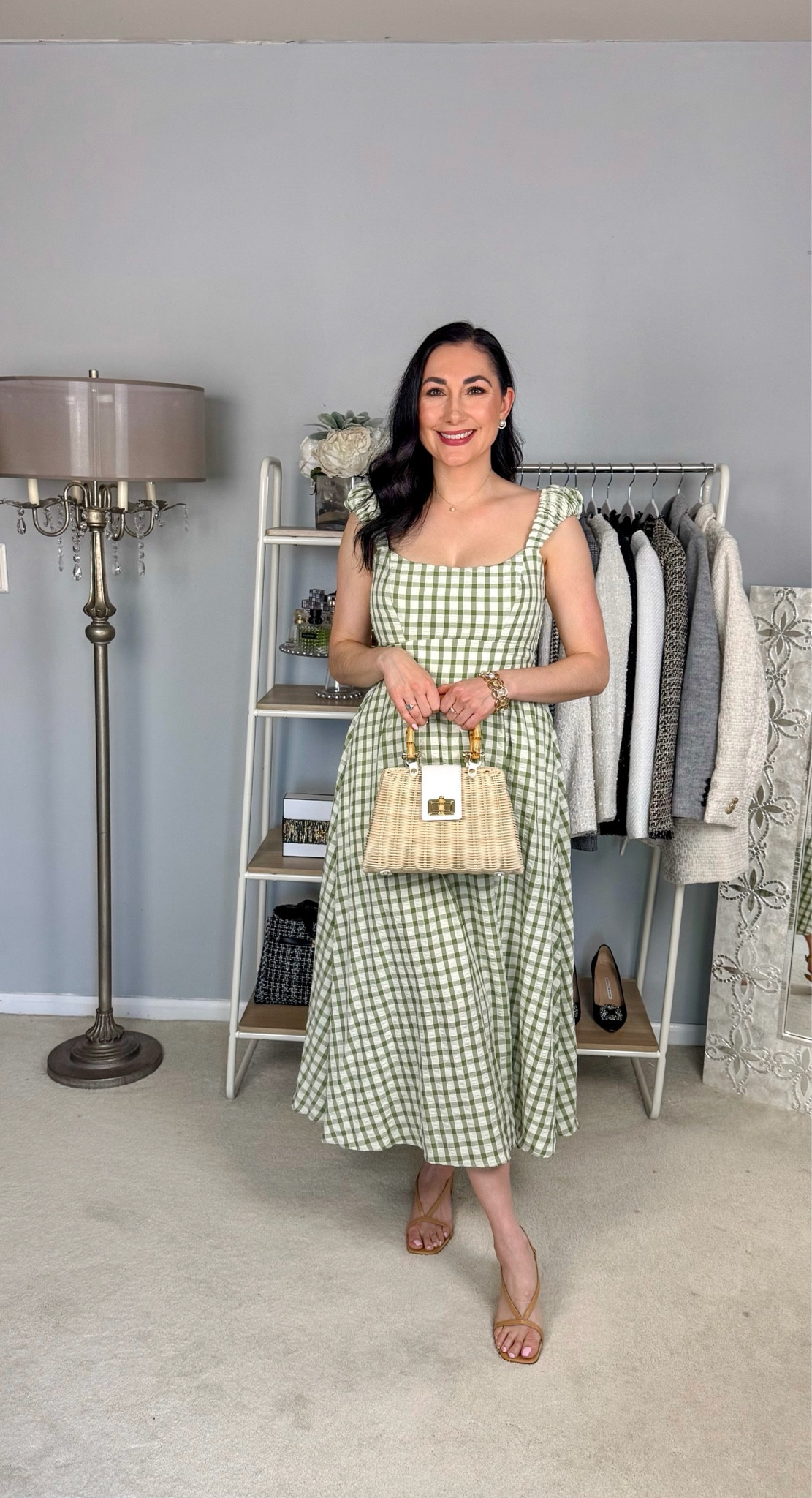 Adorable gingham dress on major sale 💚

Wearing size medium, sized up 
Also comes in navy which I also own. The medium fits bigger in the navy so could of got a small 

Baby shower dress 
Graduation dress 
Mother’s Day dress
Brunch outfit 
Cookout outfit 
Summer dress 



#LTKSeasonal #LTKMothersDay #LTKSaleAlert