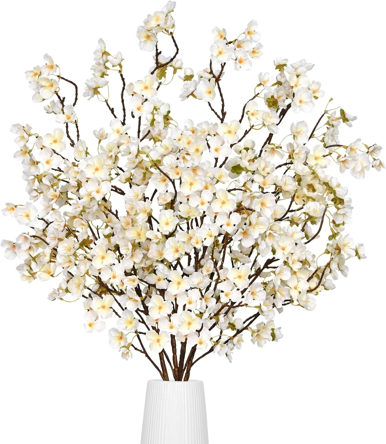Waipfaru Artificial Cherry Blossom Branches, 40''Long Stems Faux Cherry Blossom Arrangement for H... | Walmart (US)