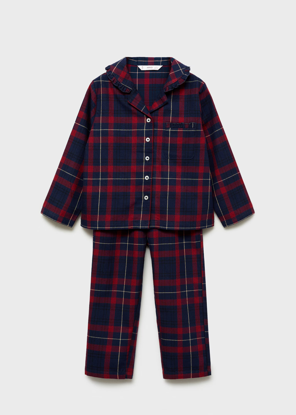 Christmas long pajamas - Kids | MANGO USA | Mango (US/MX/AU)