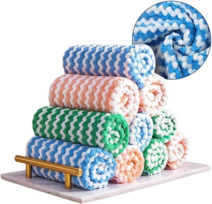 Panos de Microfibra Reutilizáveis 25x25cm – Kit com 5 Unidades Alta Absorção Multiuso - Carr... | Amazon (BR)