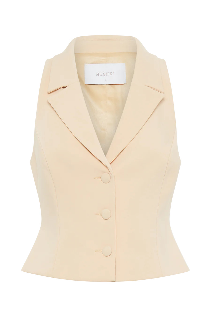 Mura Suiting Vest - Peach | MESHKI US
