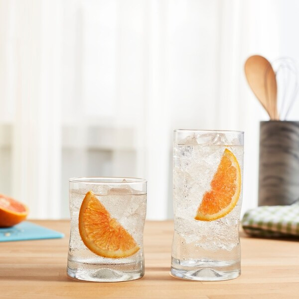 Libbey Impressions 16-Piece Tumbler and Rocks Glass Set | Bed Bath & Beyond
