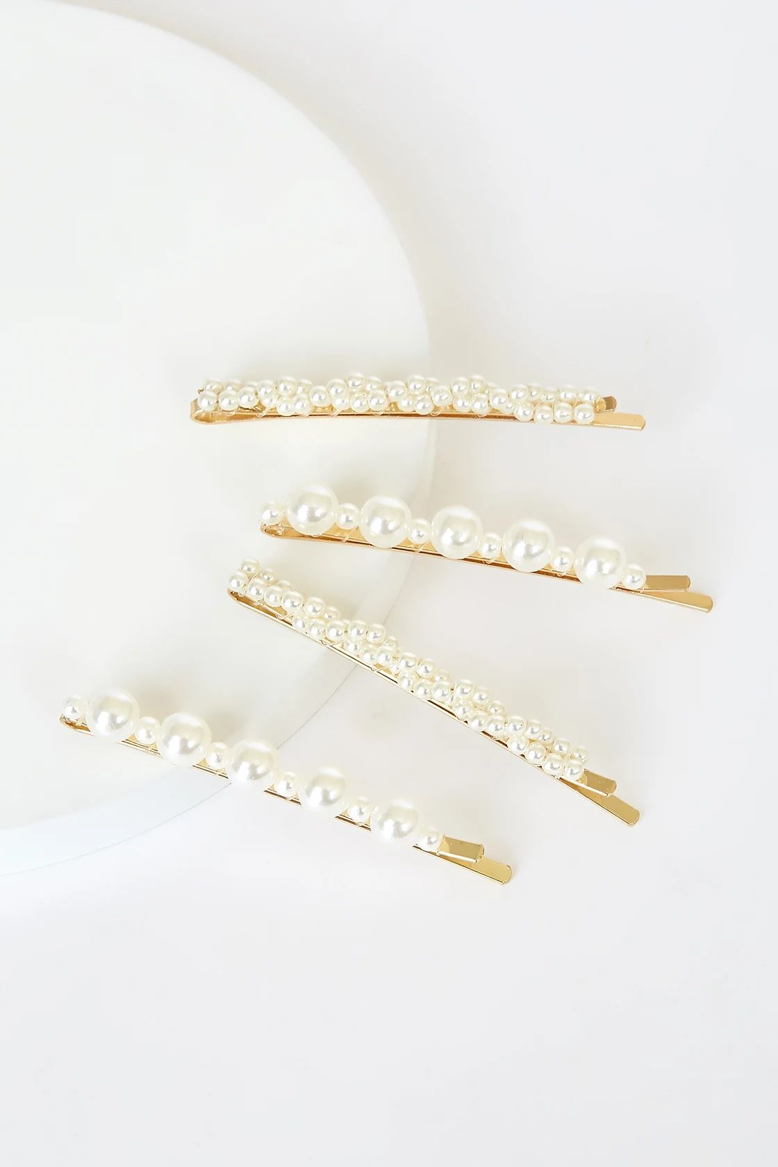 Exquisite Taste Gold and Pearl Hair Pin Set | Lulus (US)