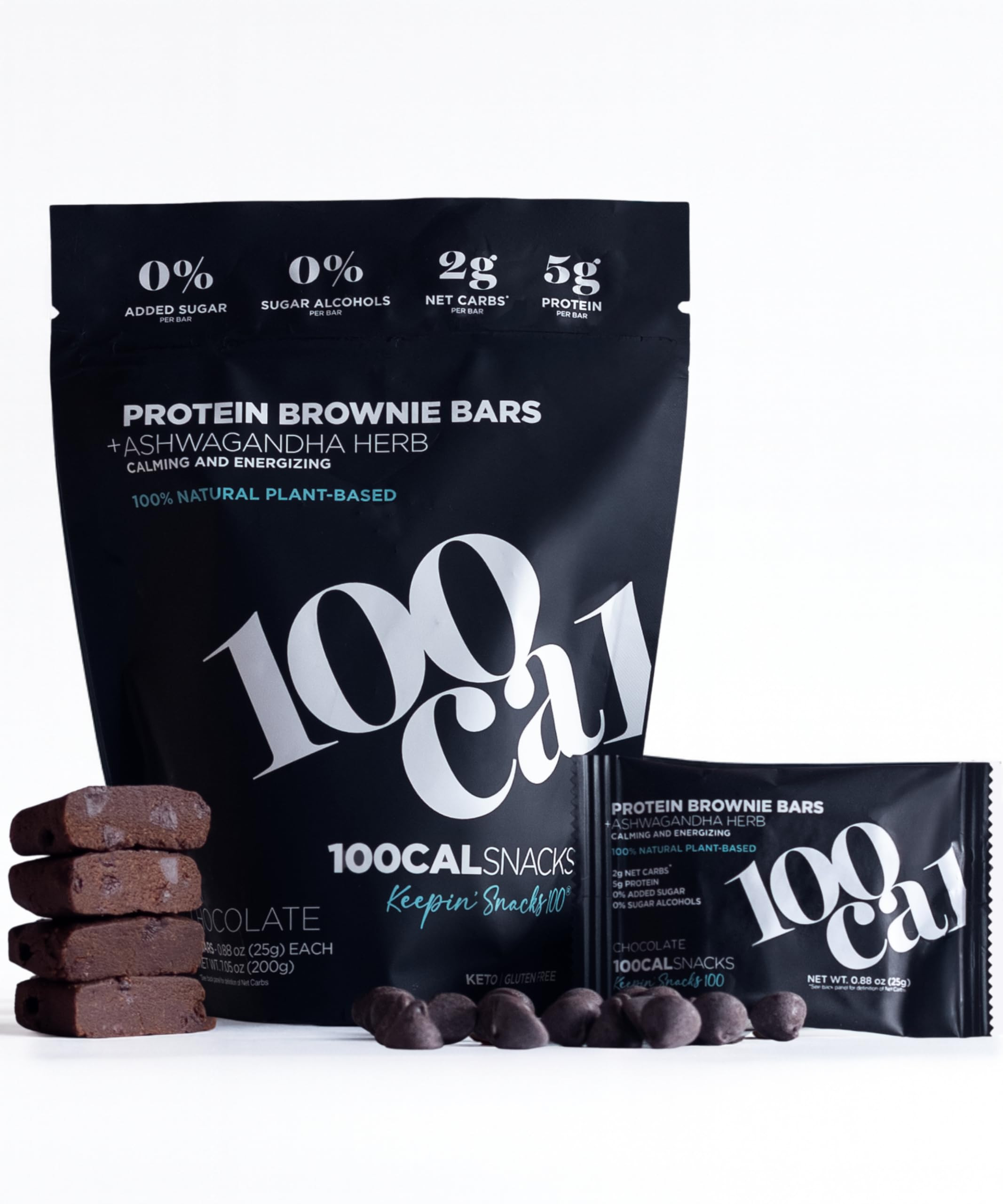 Protein Bar Chocolate Brownie | High Protein High Fiber Keto Snacks for Gut Health, Gluten Free C... | Amazon (US)