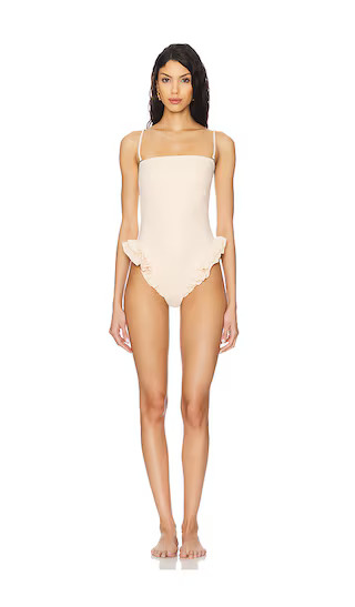 Margot One Piece in Peach | Revolve Clothing (Global)