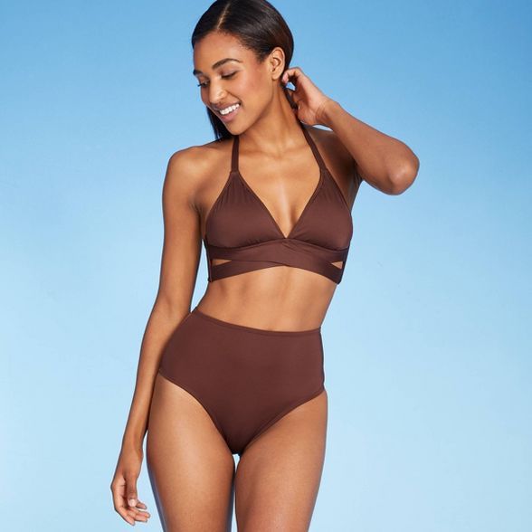 Women's Medium Coverage High Waist Bikini Bottom - Kona Sol™ | Target