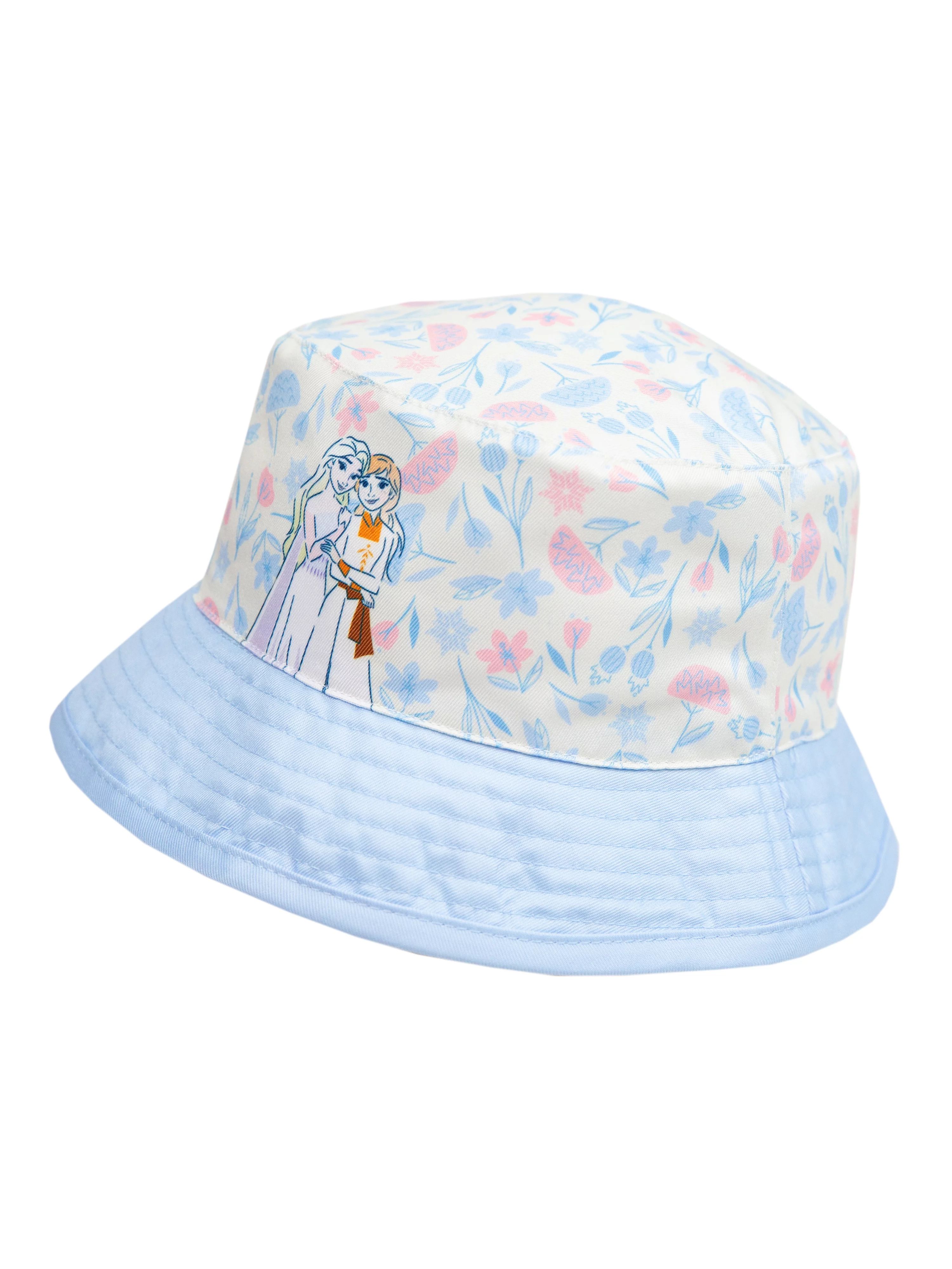 Disney Frozen Toddler Girls Blue Reversible Bucket Style Swim Hat | Walmart (US)