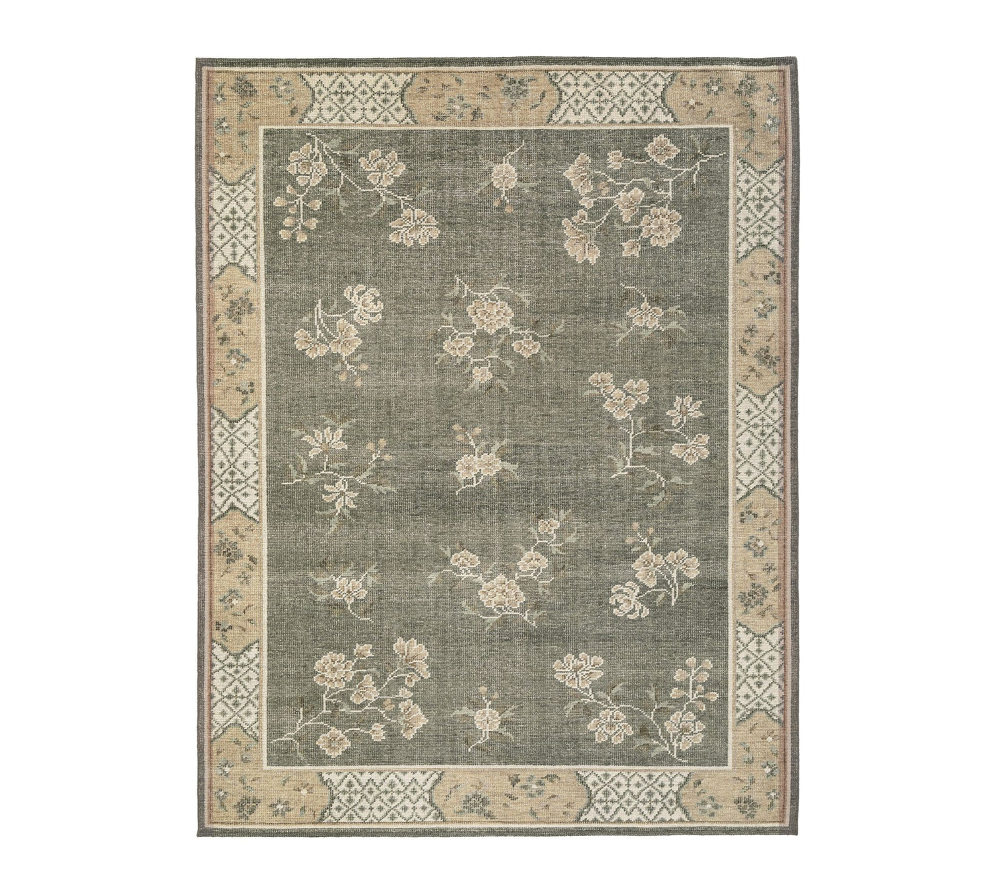 Claire Hand-Knotted Wool Rug | Pottery Barn (US)