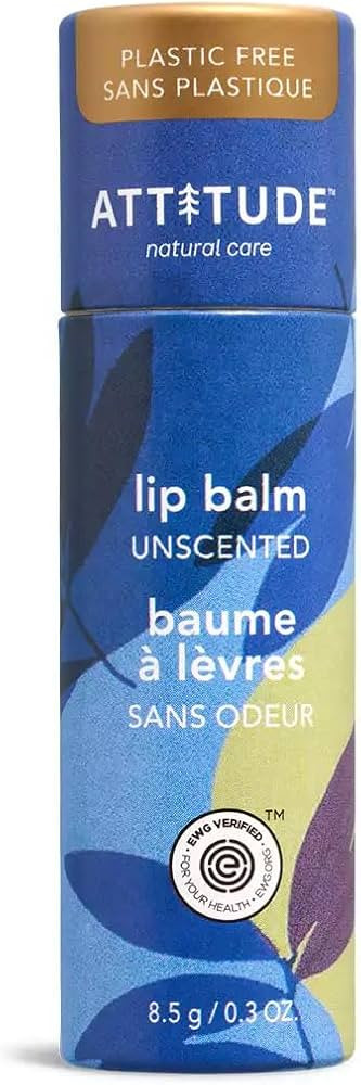 ATTITUDE Lip Balm, Natural Origin, Nourishes & Protects, Shea Butter, Coconut & Castor Oils, EWG ... | Amazon (US)