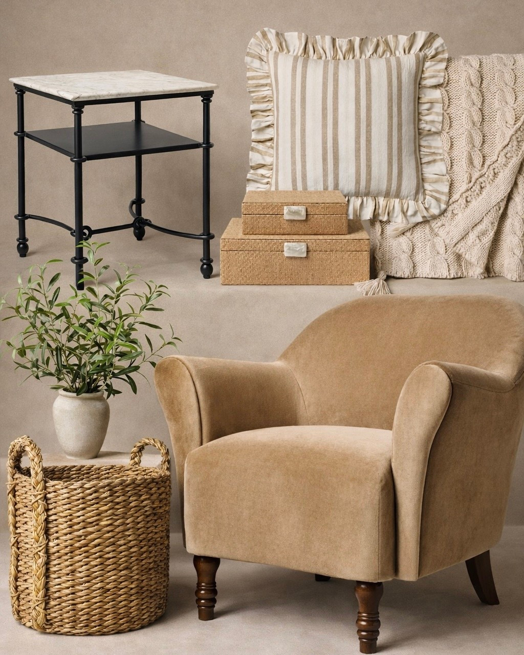 Target Home Finds That Look Designer (Bonus Savings You Don’t Want to Miss)

These Studio McGee-inspired pieces are giving that elevated, collected look without the designer price tag 🤍 From the soft neutral textures to the timeless accent chair and woven details, this is the kind of styling that instantly warms up a space.

And right now is the perfect time to grab them 👀 Target Circle is offering a bonus—save $15 when you spend $80 on select home items. Such a good opportunity to mix, match, and refresh your space for less.

Everything here layers beautifully together or works on its own—think cozy corners, styled shelves, or that perfect finishing touch next to your sofa.

Follow @farmtotablecreations on Instagram for more home finds and styling ideas 🤍

#LTKHome #LTKSaleAlert #targethome #accentchair #throwpillows #cozyhome #neutraldecor

#LTKHome #LTKSaleAlert