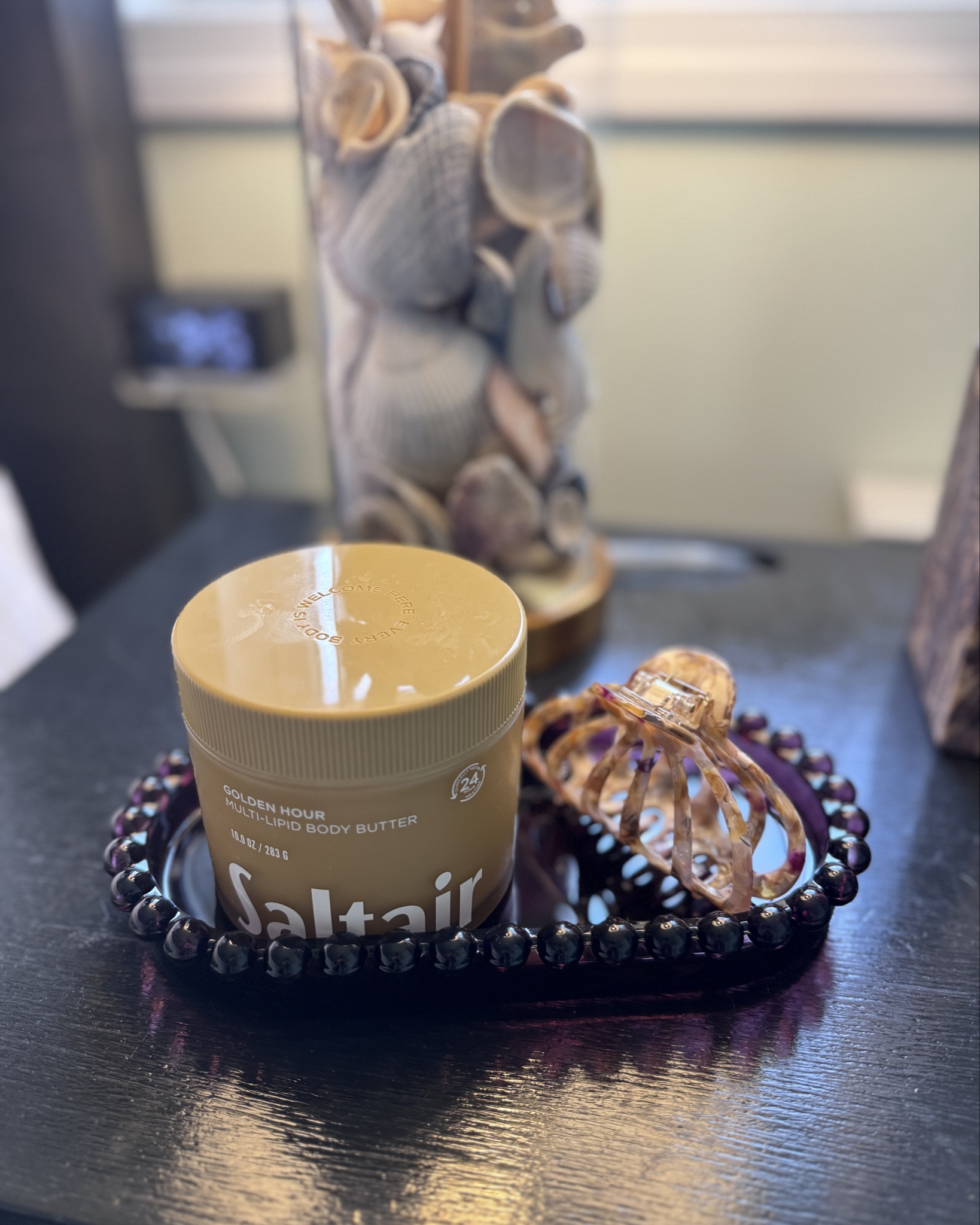 Nightstand setup. Tray comes in 3 colors and is so pretty IRL.

#LTKBeauty #LTKHome #LTKselfcare