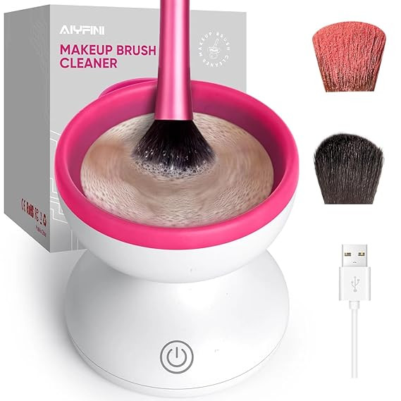 Alyfini Makeup Brush Cleaner Machine-Professional Electric Make up Brushes Cleaner Cleanser Solut... | Amazon (US)