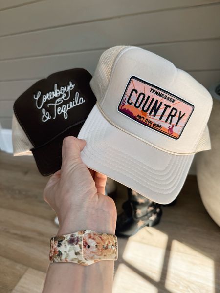 Trucker hat season🤎🤠✨ my two collab hats w/ Pink Lily are LIVE! Code HOLLEY20 to save😊 

Country concerts / casual style / under $30 / Holley Gabrielle 

#LTKstyletip #LTKFestival #LTKfindsunder50