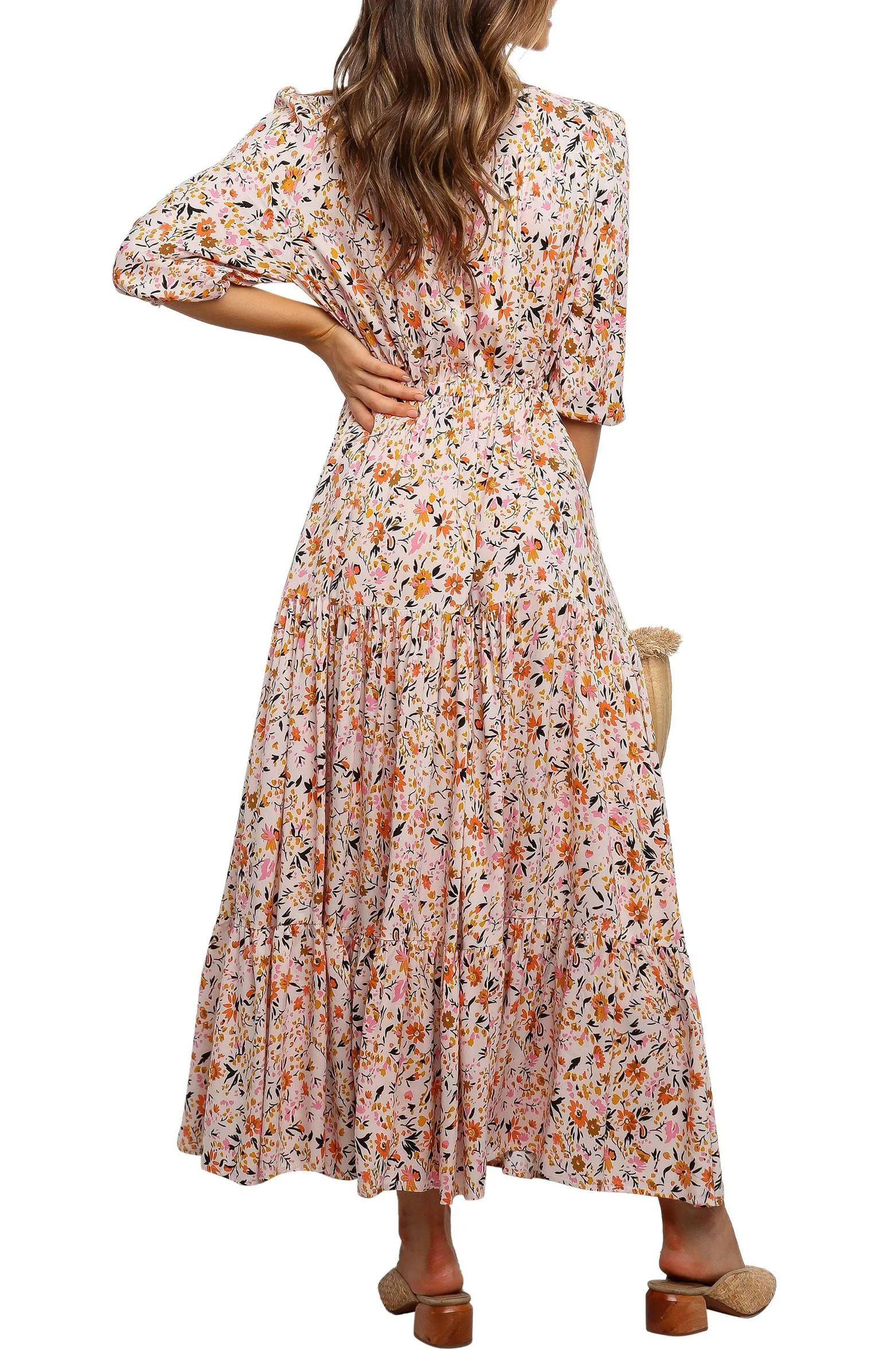 Kelda Floral Midi Dress | Nordstrom