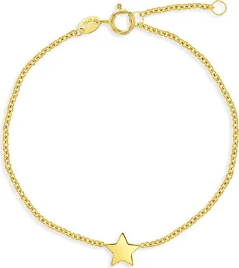 In Season Jewelry 14k Polished Star Bracelet | Nordstrom | Nordstrom