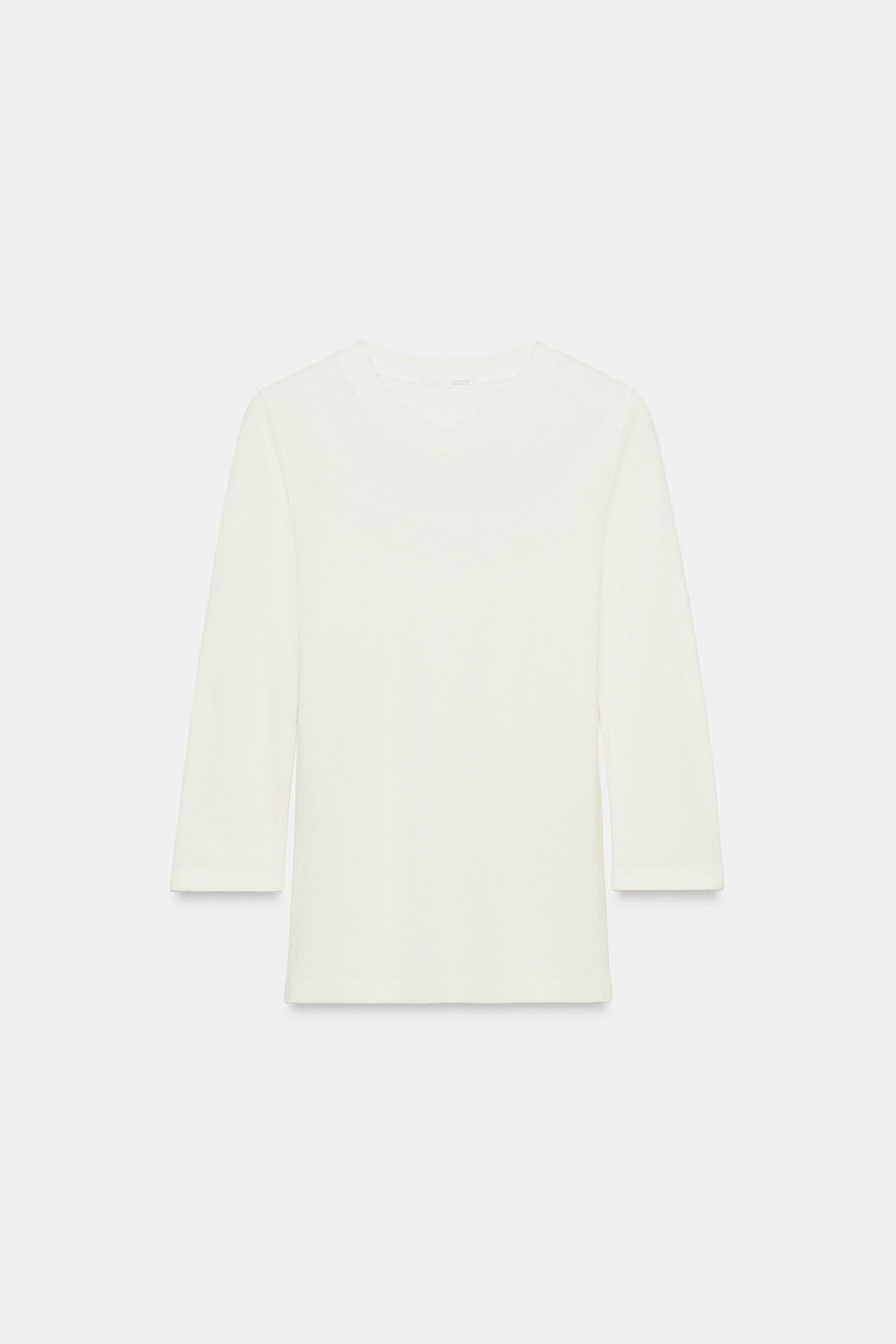V-NECK T-SHIRT | Zara UK