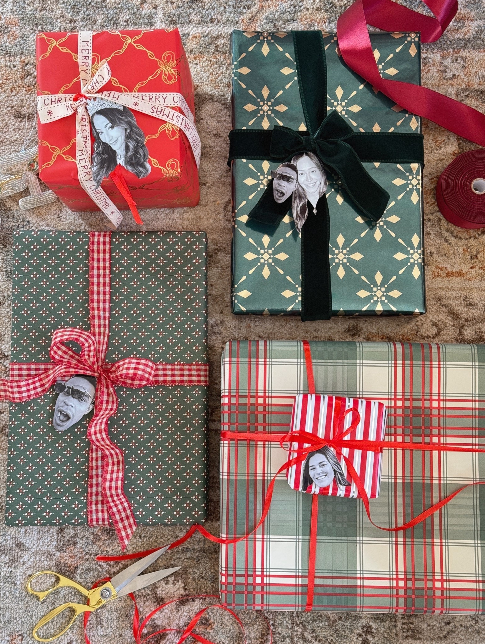 Cottage Christmas gift wrapping 🎁

#LTKHoliday #LTKHome #LTKSeasonal