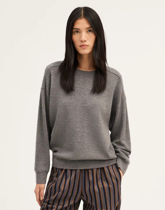 The Shae Crewneck Sweater in Merino Wool | Madewell
